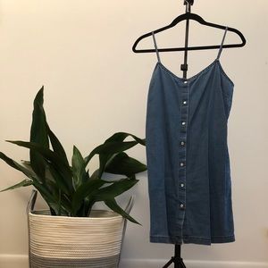 Wilfred Free Denim Button Dress... with POCKETS!